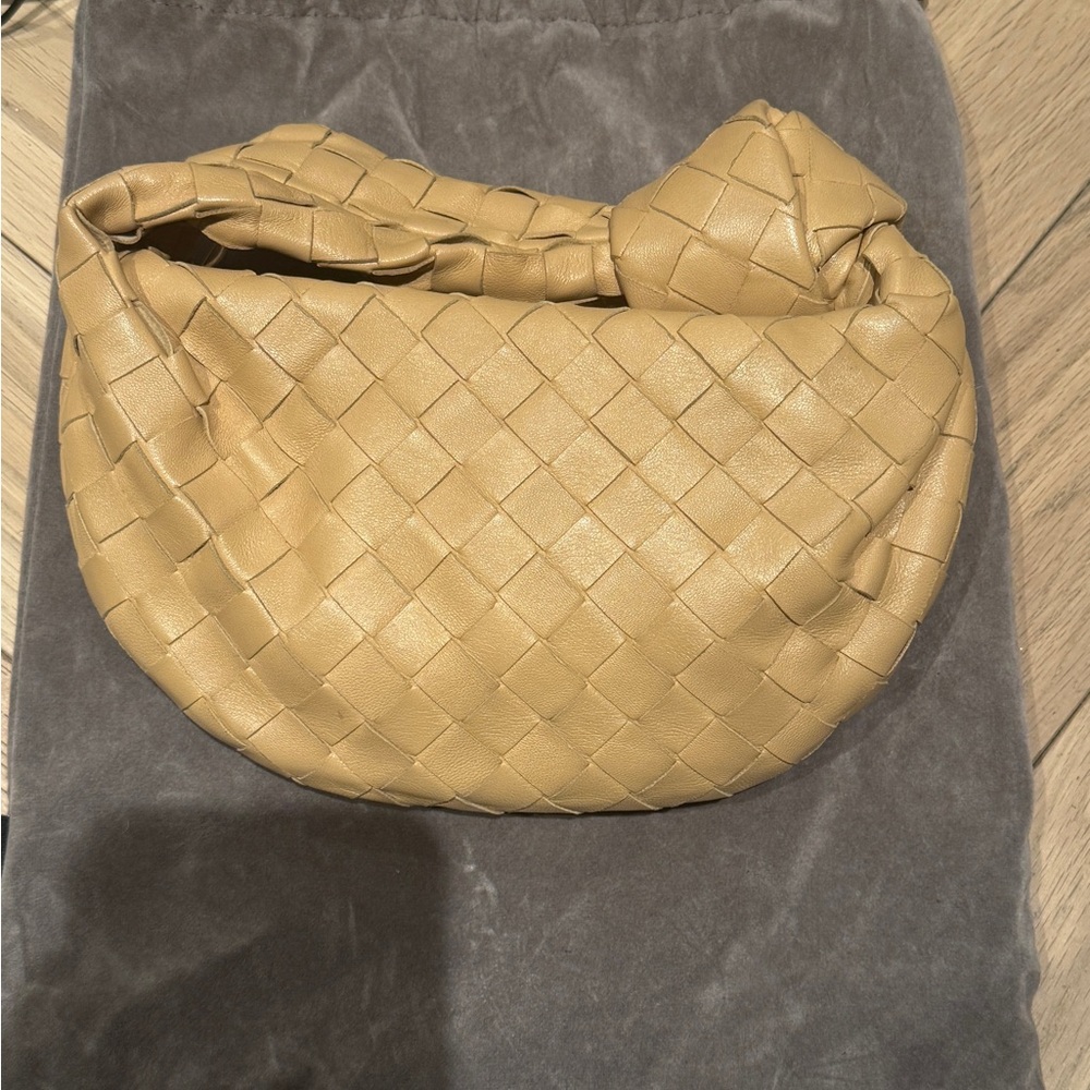 Bottega Veneta Mini Jodie Woven Beige Women's Bag - Picture 5 of 6